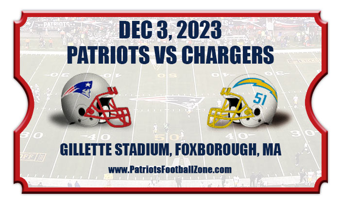 2023 Patriots Vs Chargers