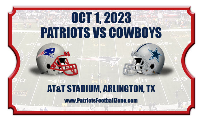 2023 Patriots Vs Cowboys