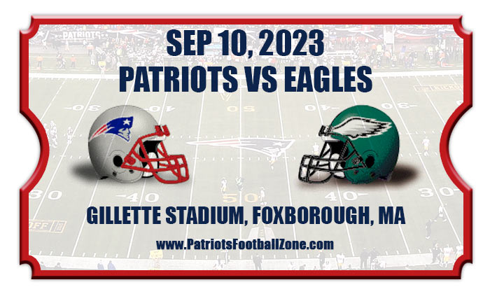 2023 Patriots Vs Eagles