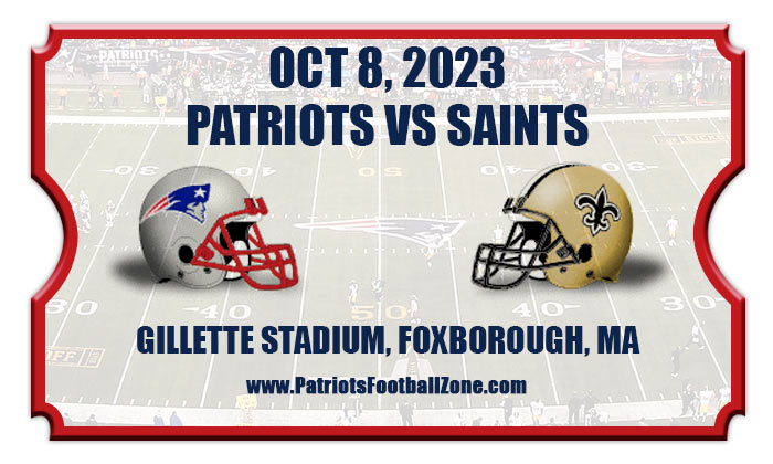 2023 Patriots Vs Saints