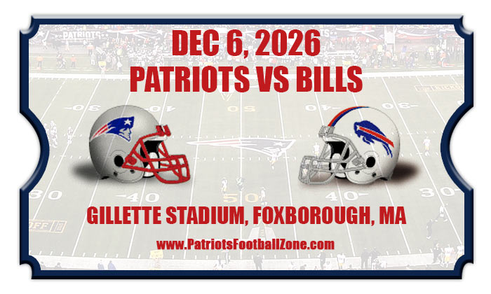 2026 Patriots Vs Bills2
