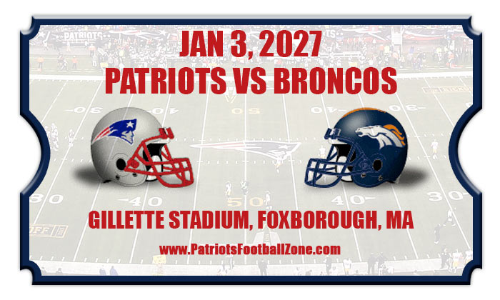 2026 Patriots Vs Broncos