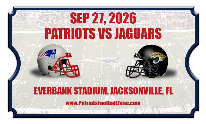 2026 Patriots Vs Jaguars