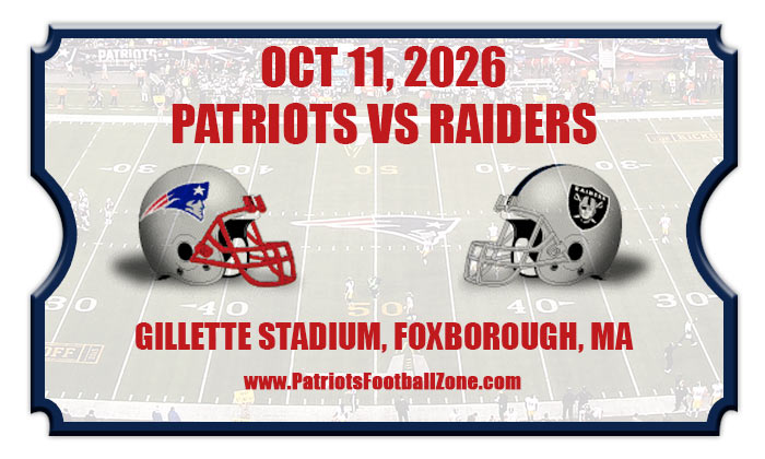 2026 Patriots Vs Raiders